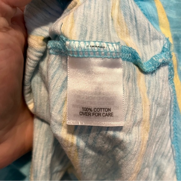 Le Tigre blue and yellow striped tee - Picture 4 of 6